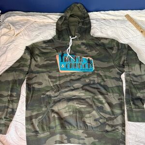 Green Hoodie with Graphic Print